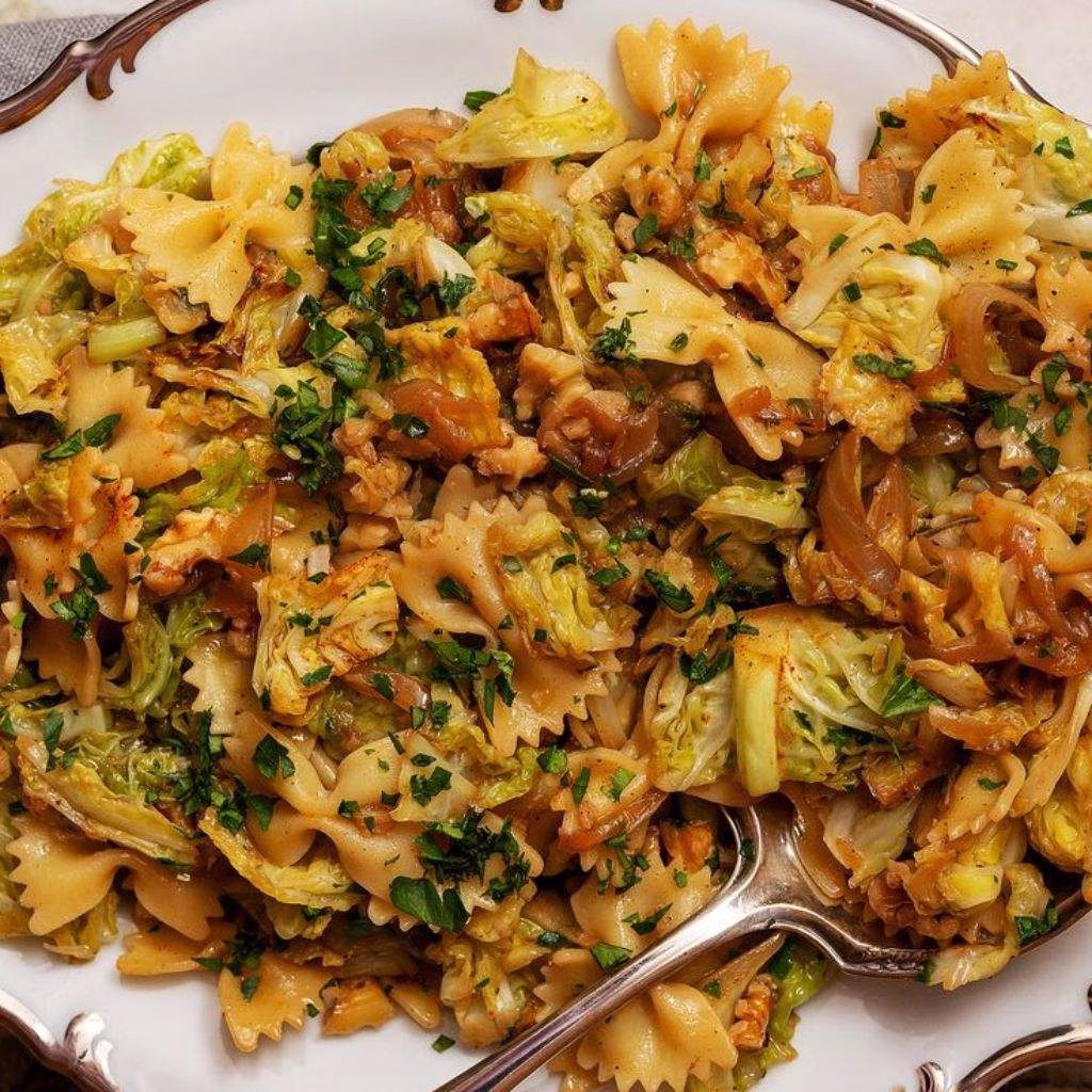 Cabbage Walnut Pasta Recipe