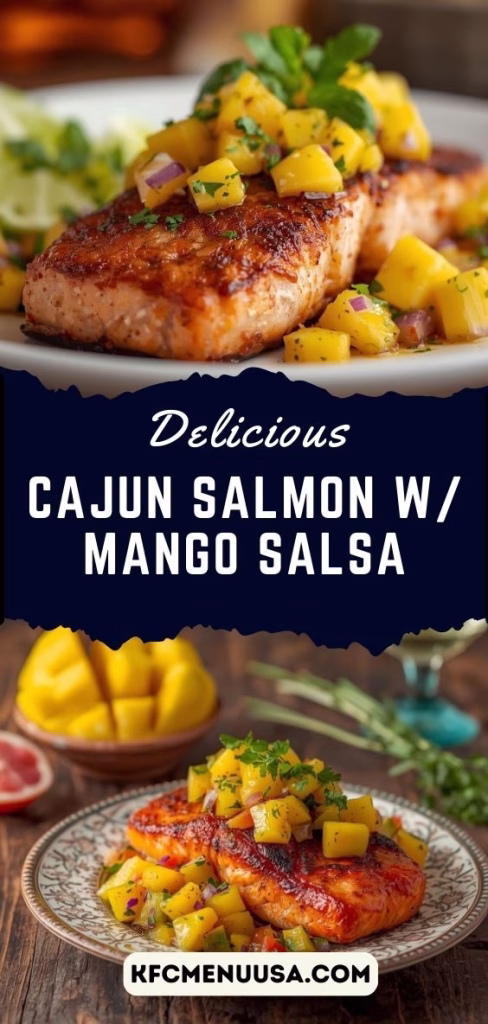 Cajun Salmon w/ Mango Salsa Recipe