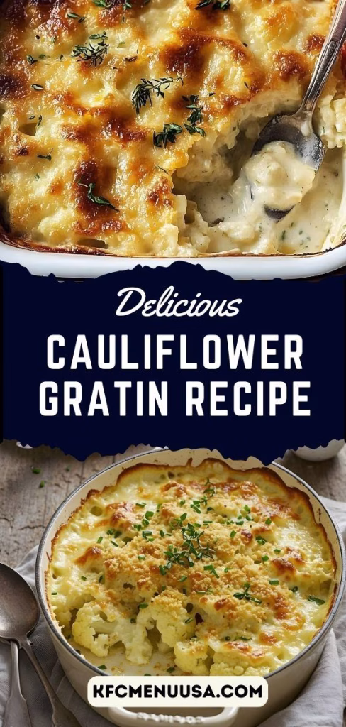 Cauliflower Gratin Recipe