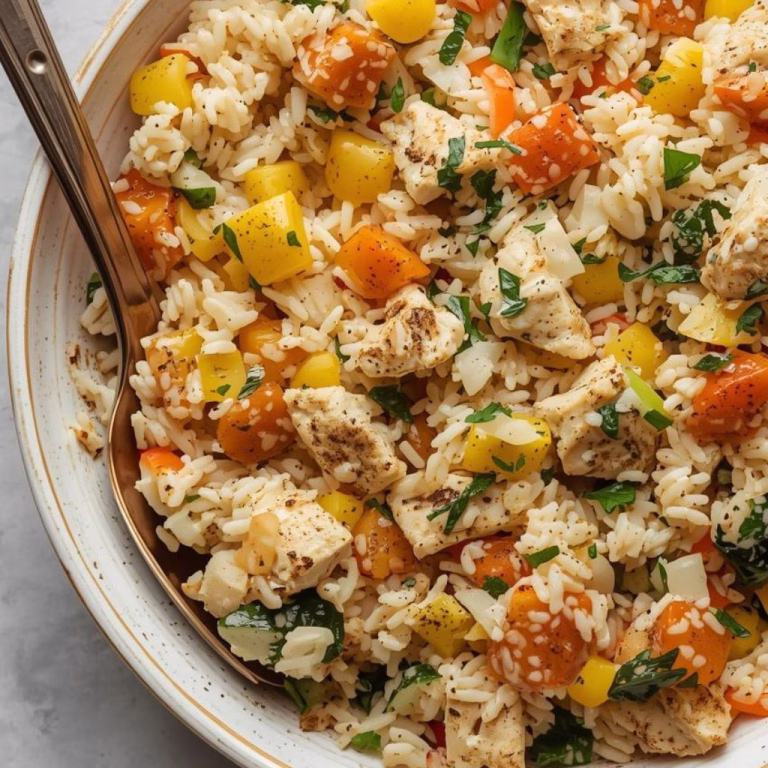 Chicken Caesar Crispy Rice Salad Recipe