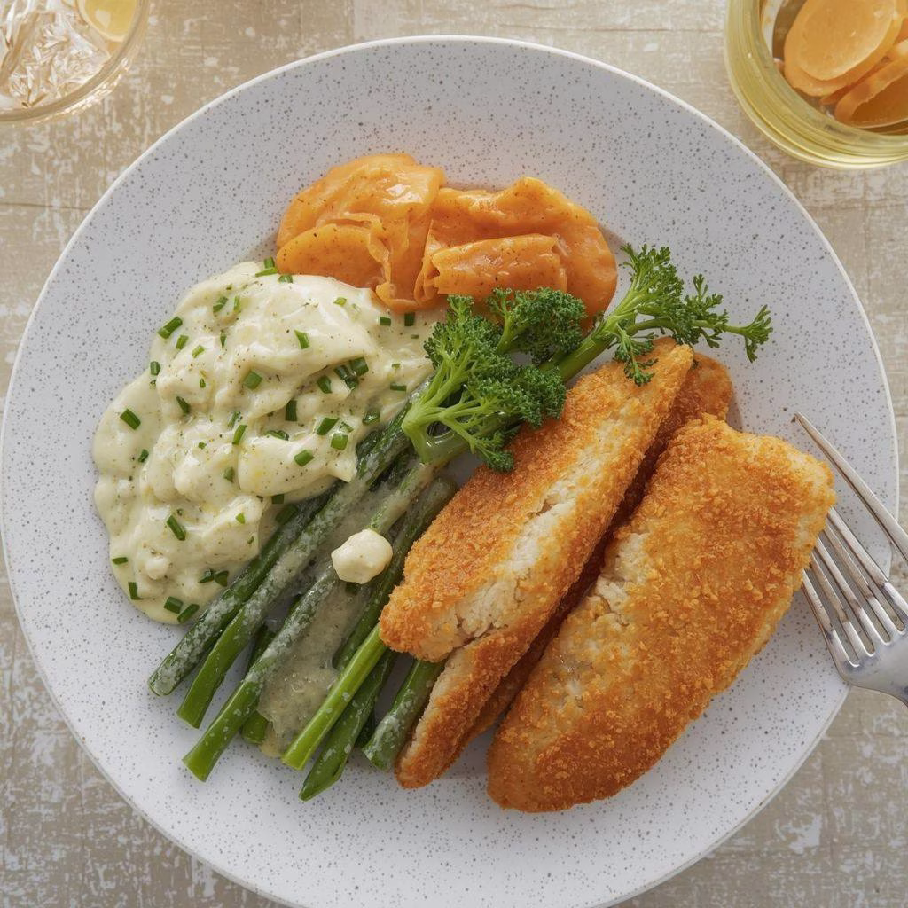 Breaded Chicken Cutlet with Caper Butter Recipe