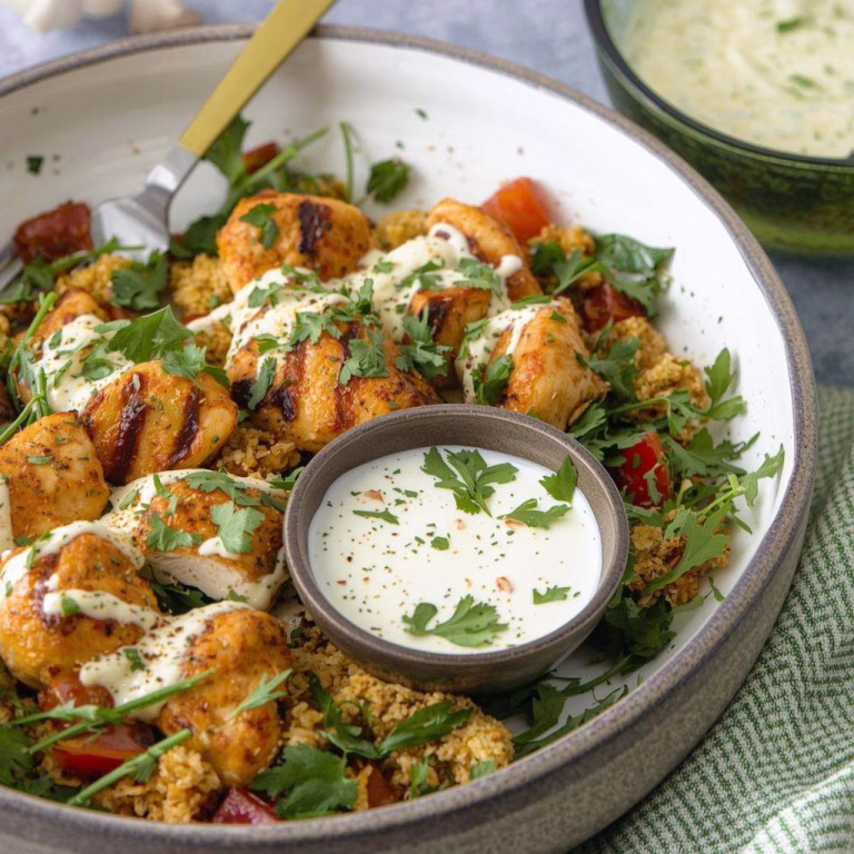 Chicken Shawarma with Creamy Garlic Sauce Recipe