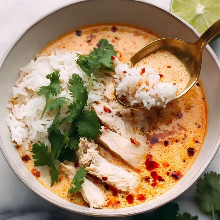 Coconut Chicken Brothy Rice Recipe