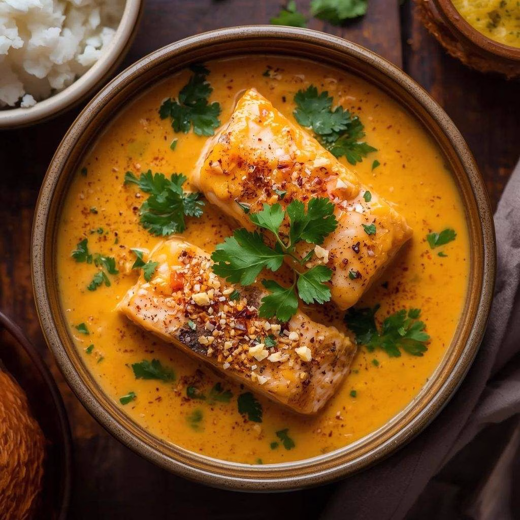Creamy Coconut Salmon Curry Recipe