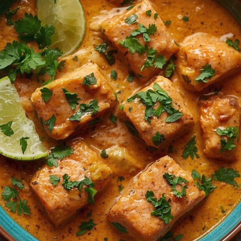 Creamy Coconut Salmon Curry Recipe