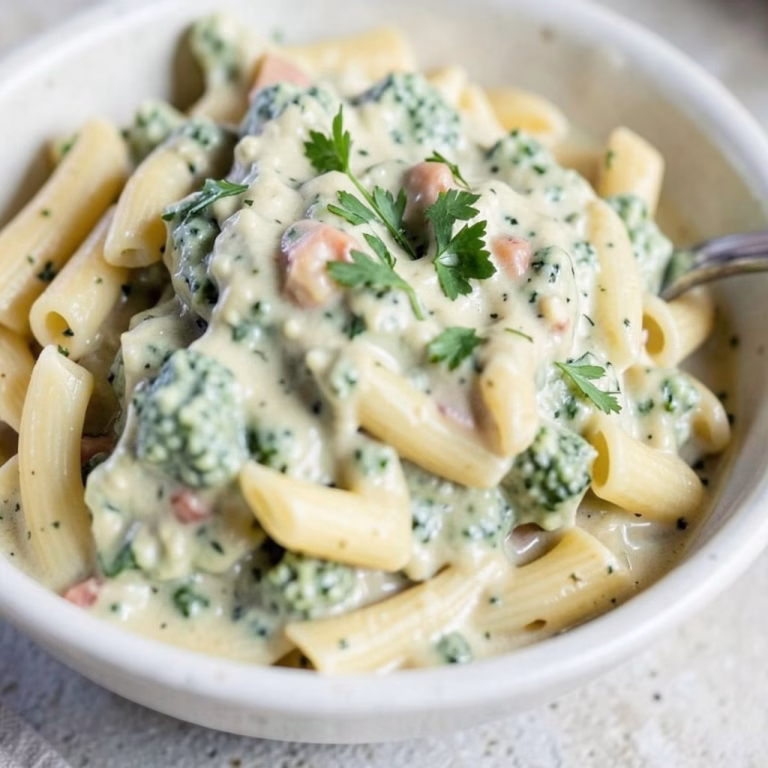 Creamy Pesto Chicken Pasta Bake Recipe