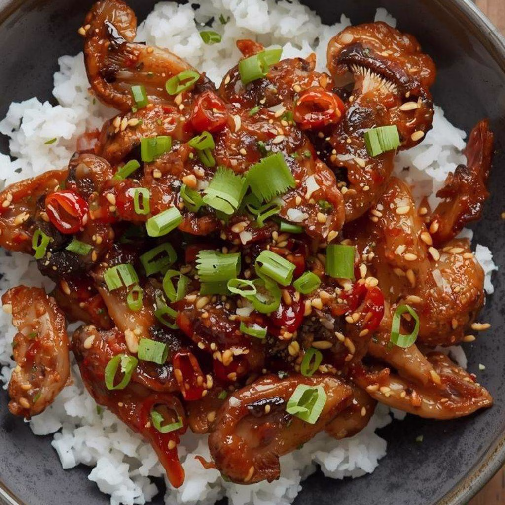 Crispy Chili Garlic Mushroom Recipe