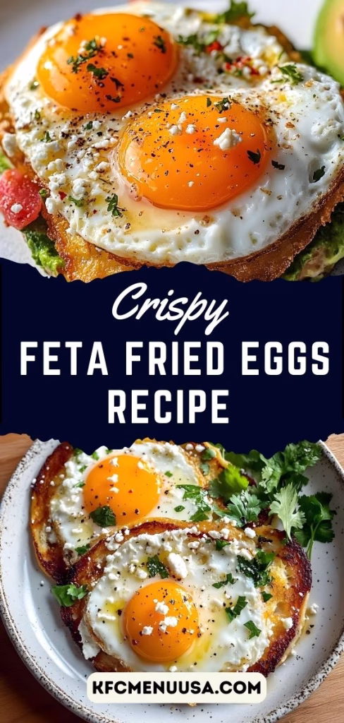 Crispy Feta Fried Eggs Recipe