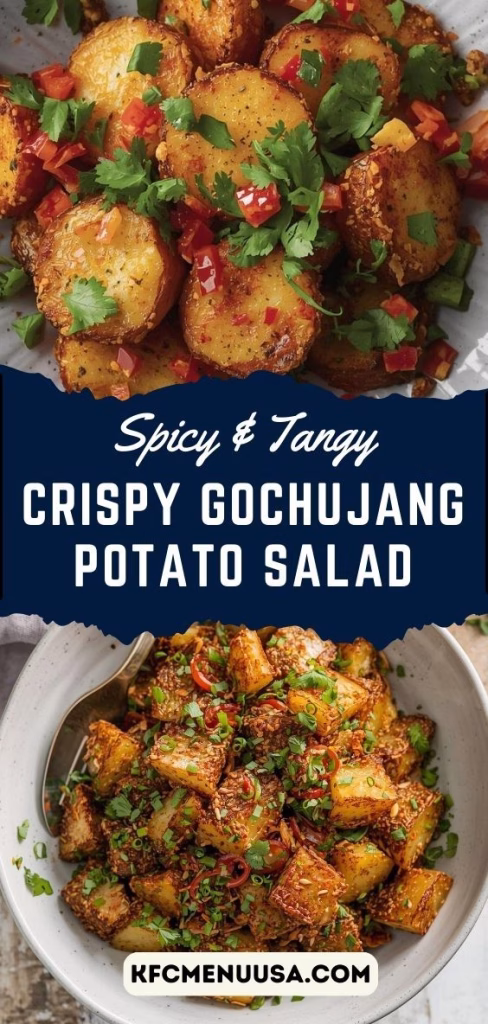 Crispy Gochujang Potato Salad Recipe