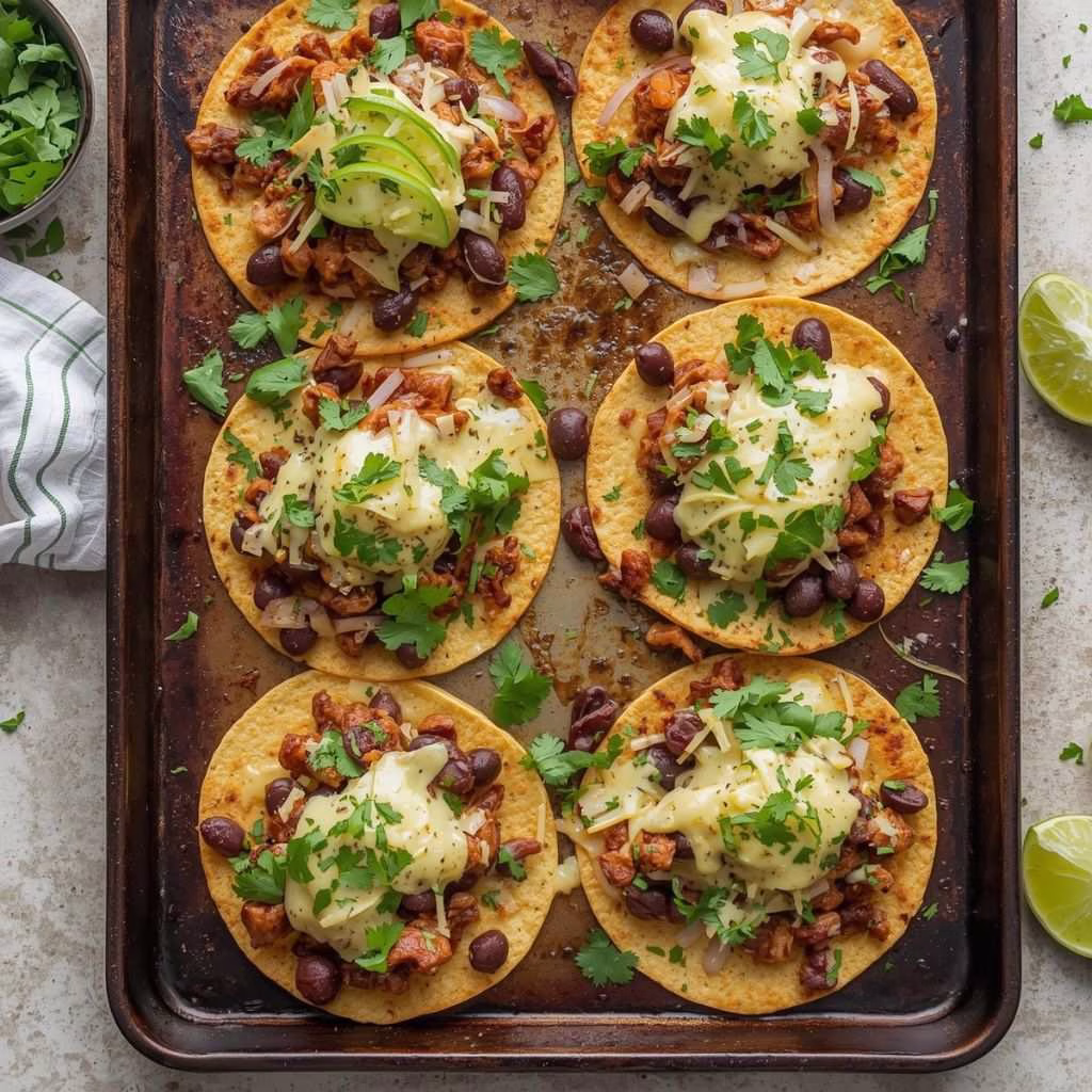 Crispy Sheet Pan Black Bean Tacos Recipe