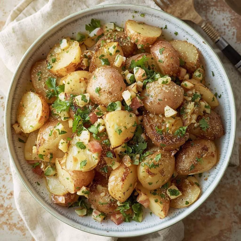 Crispy Smashed Potato Salad Recipe