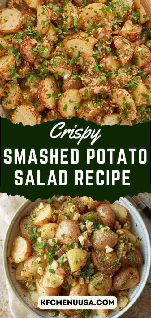 Crispy Smashed Potato Salad Recipe