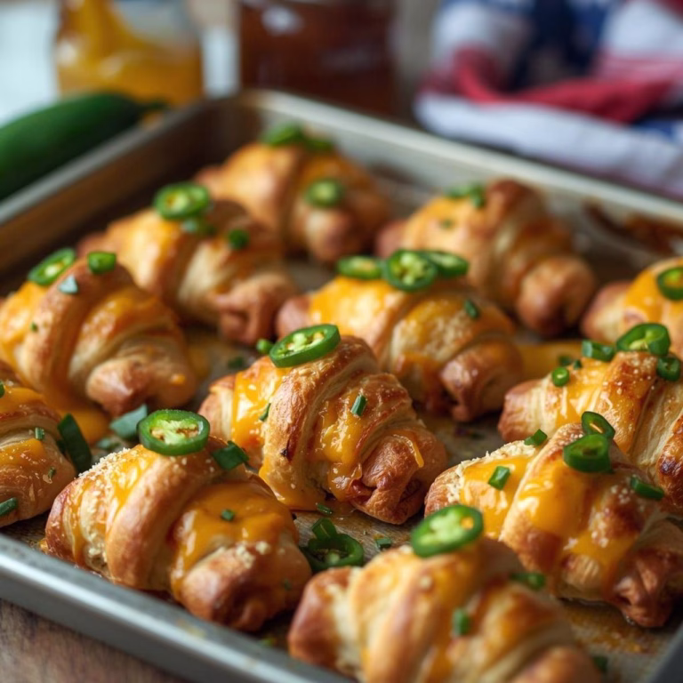 Easy Jalapeño Popper Crescent Rolls Recipe