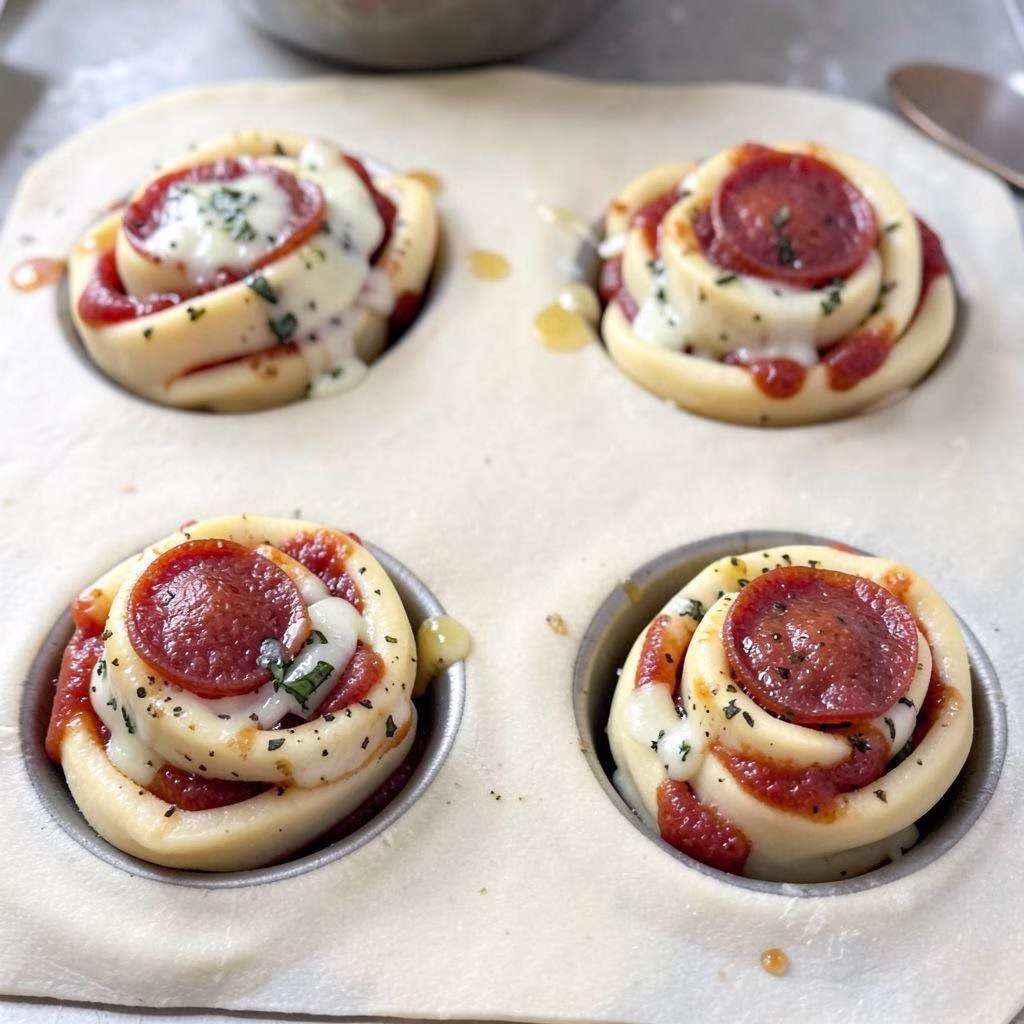 Easy Pizza Roses for Valentine’s Day Recipe