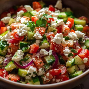 Feta Chopped Salad Recipe