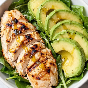 Grilled Chicken & Avocado Salad Bowl Recipe