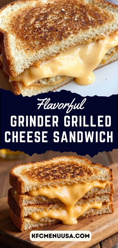 Grinder Grilled Cheese Sandwich