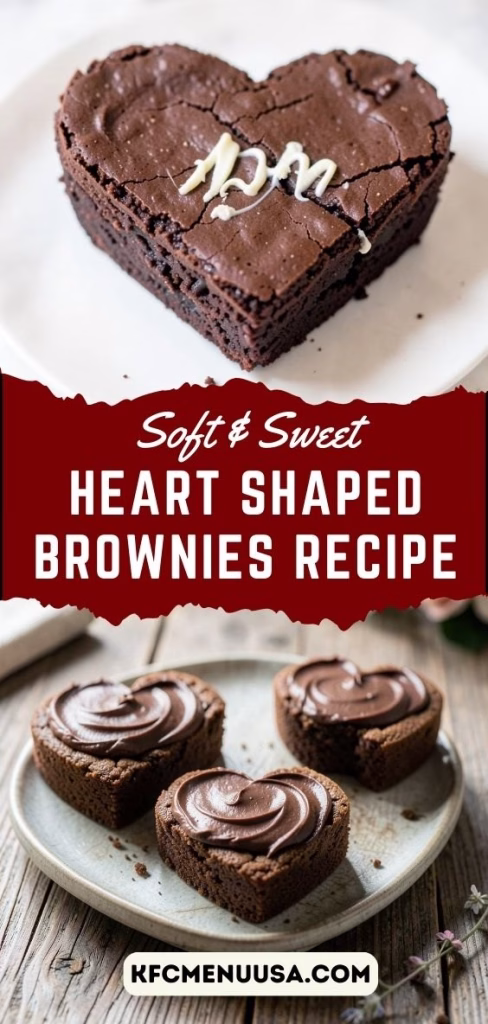 Heart Shaped Brownies Recipe