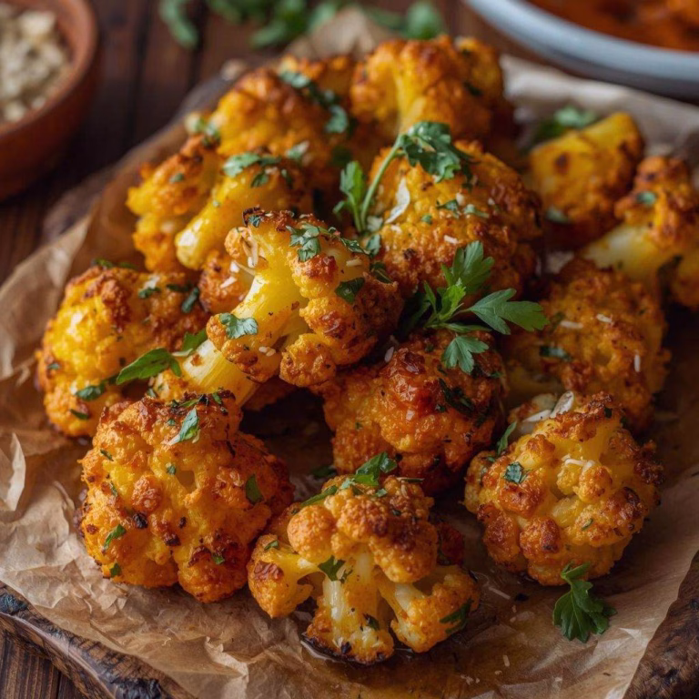 Honey Curry Roasted Cauliflower Recipe