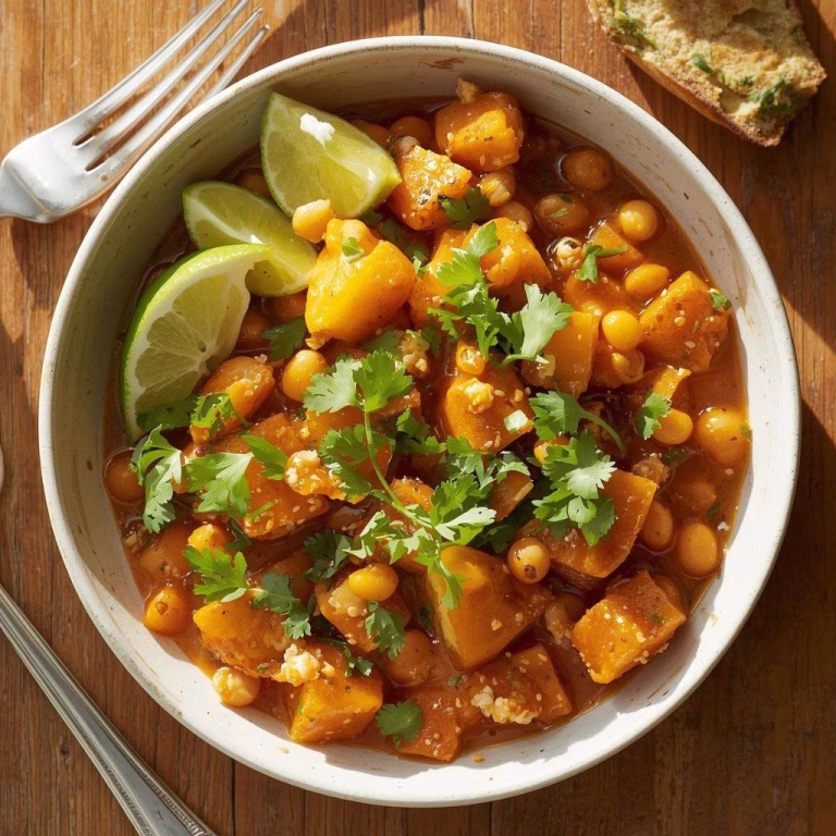 Honeynut Squash Brothy Beans Recipe