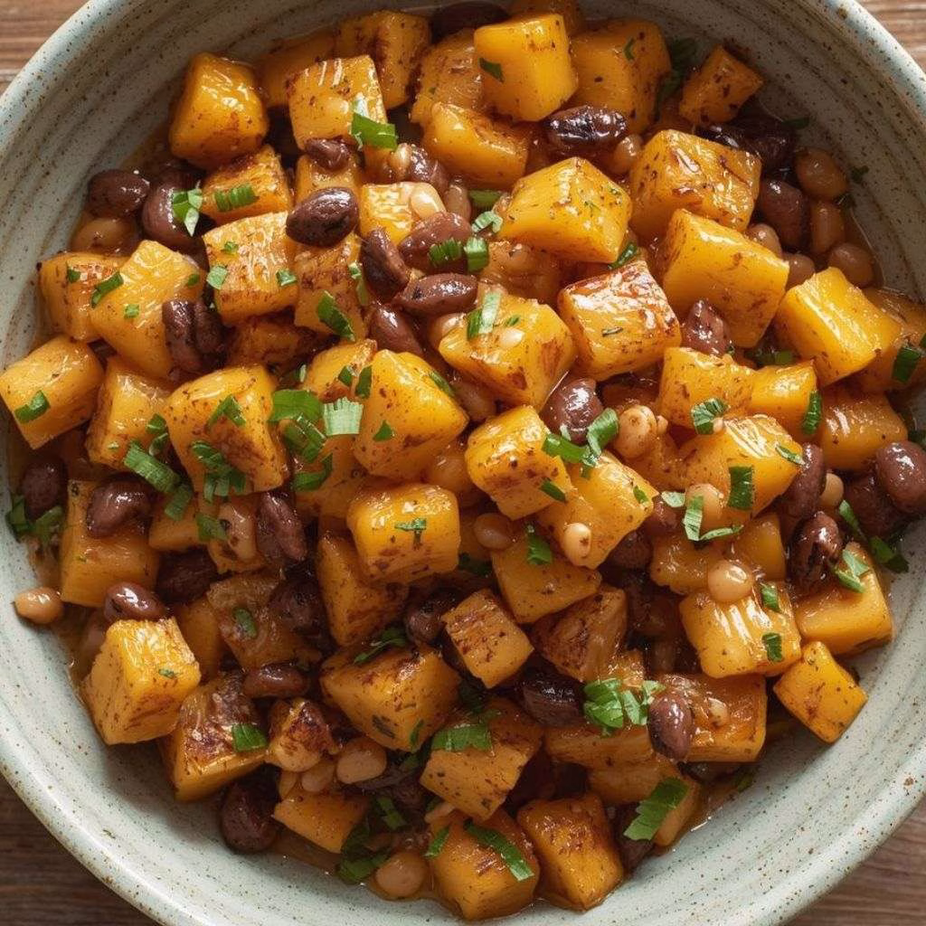 Honeynut Squash Brothy Beans Recipe