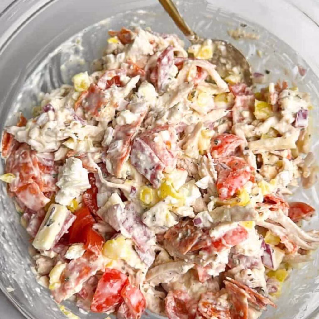Italian Grinder Chicken Salad Recipe