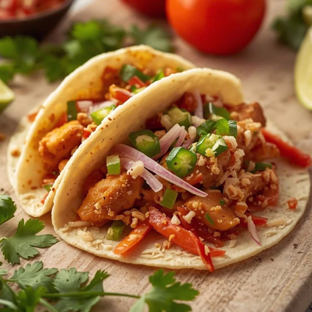 Korean Chicken Tacos Recipe