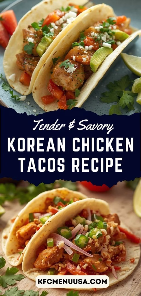 Korean Chicken Tacos Recipe