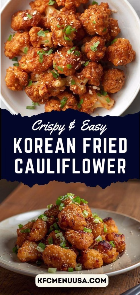 Korean Fried Cauliflower Recipe