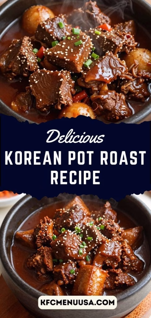 Korean Pot Roast Recipe