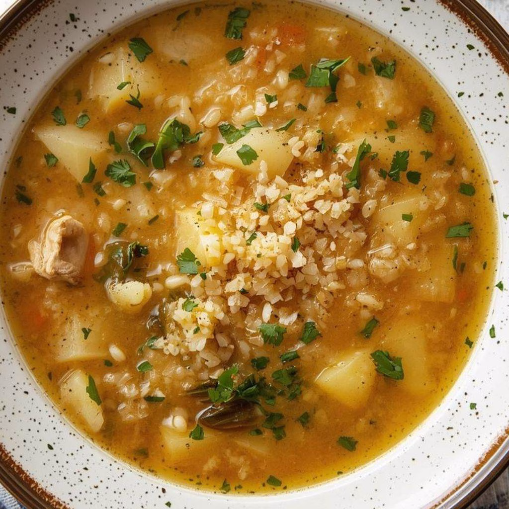 Lemon Chicken Couscous Soup Recipe