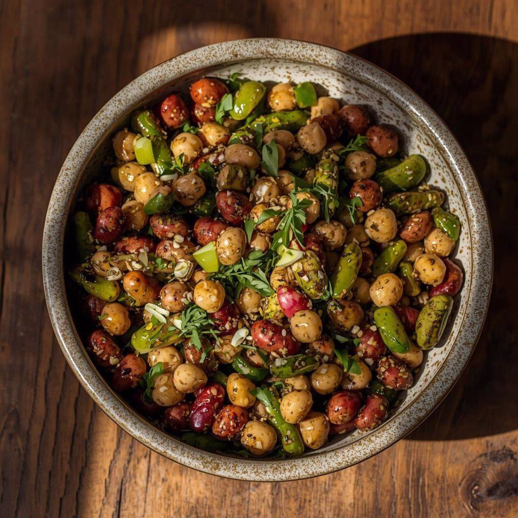 Marinated Zaatar Bean Salad Recipe