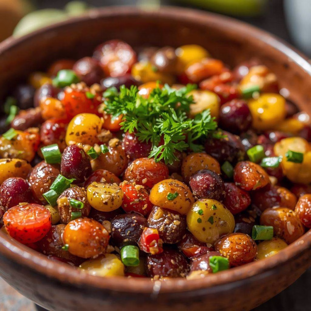 Marinated Zaatar Bean Salad Recipe