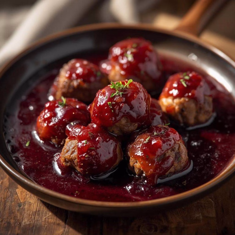Meatballs in Grape Jelly Sauce Recipe