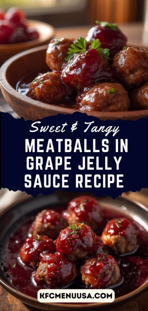 Meatballs in Grape Jelly Sauce Recipe