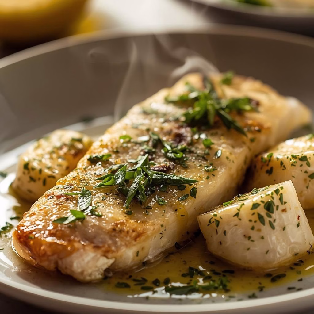 Mediterranean Herb And Lemon Baked Branzino Recipe