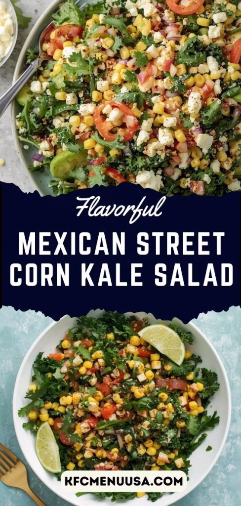 Mexican Street Corn Kale Salad Recipe 