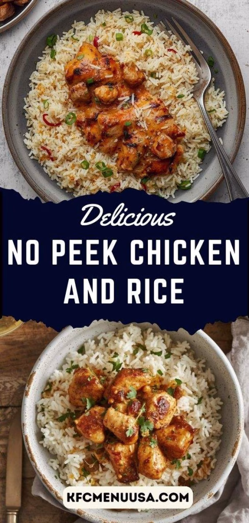 No Peek Chicken and Rice Recipe