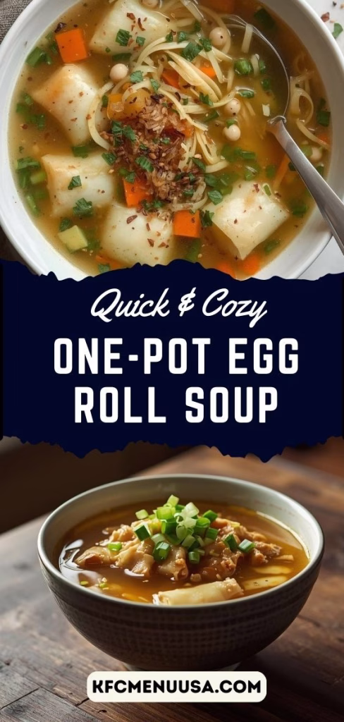 One-Pot Egg Roll Soup Recipe