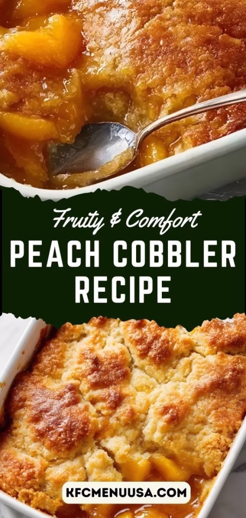 Peach Cobbler Recipe