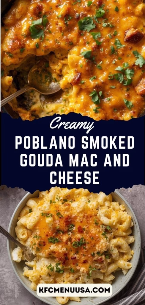Poblano Smoked Gouda Mac and Cheese Recipe