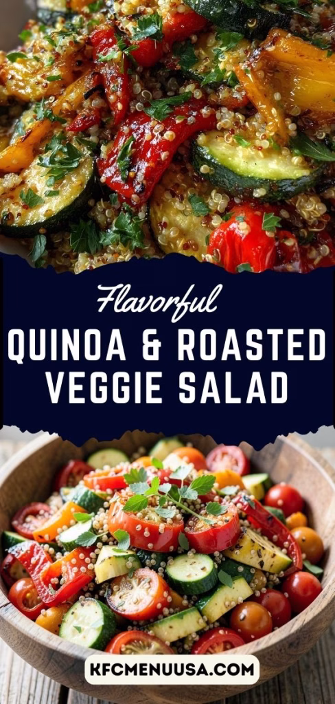 Quinoa & Roasted Veggie Salad Recipe