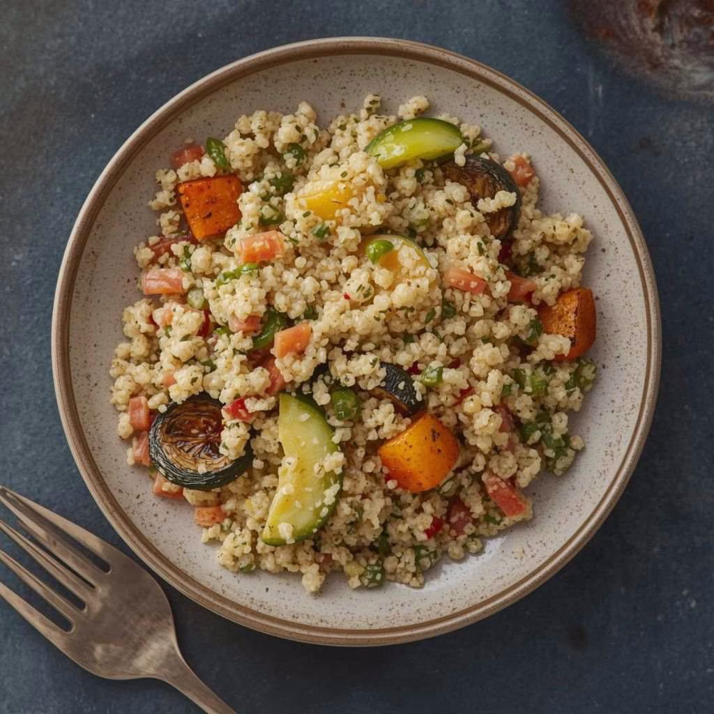 Quinoa Salad with Roasted Vegetables Recipe