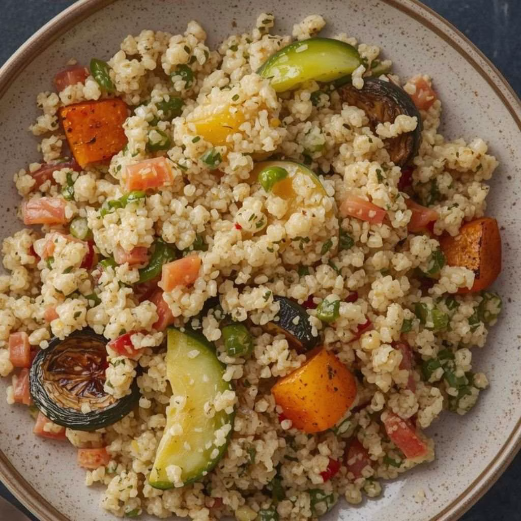 Quinoa Salad with Roasted Vegetables Recipe