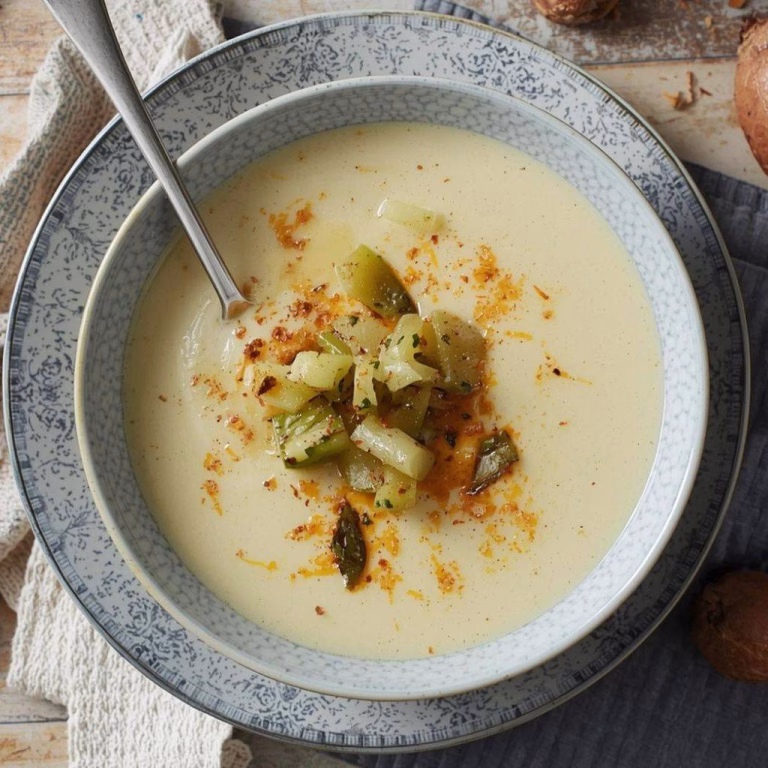 Roasted Celery and Potato Soup Recipe