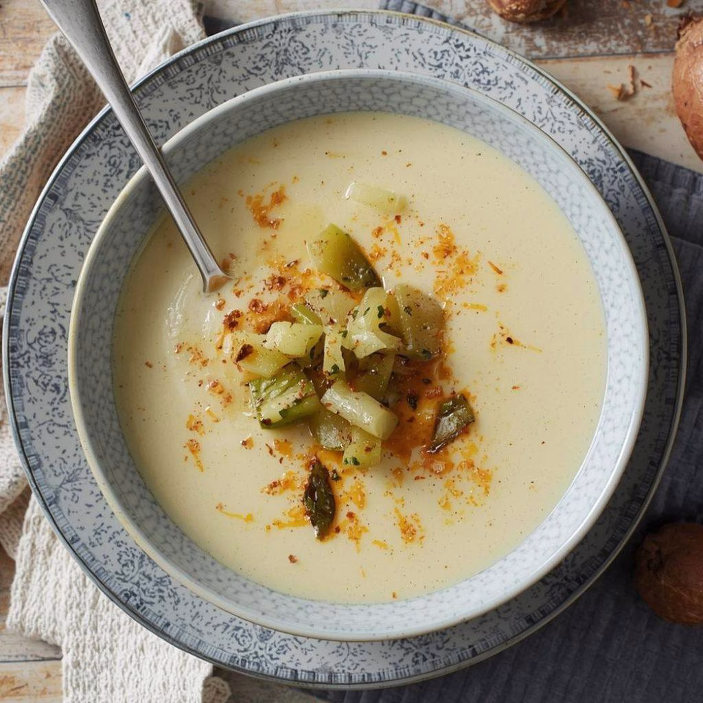 Roasted Celery and Potato Soup Recipe