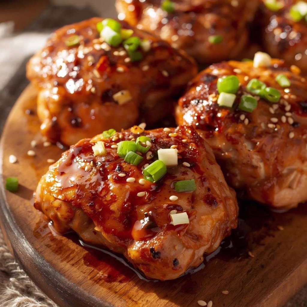 Roasted Miso Chicken Thighs Recipe