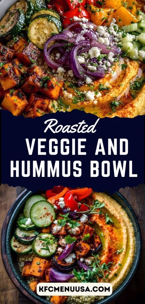 Roasted Veggie and Hummus Bowl Recipe