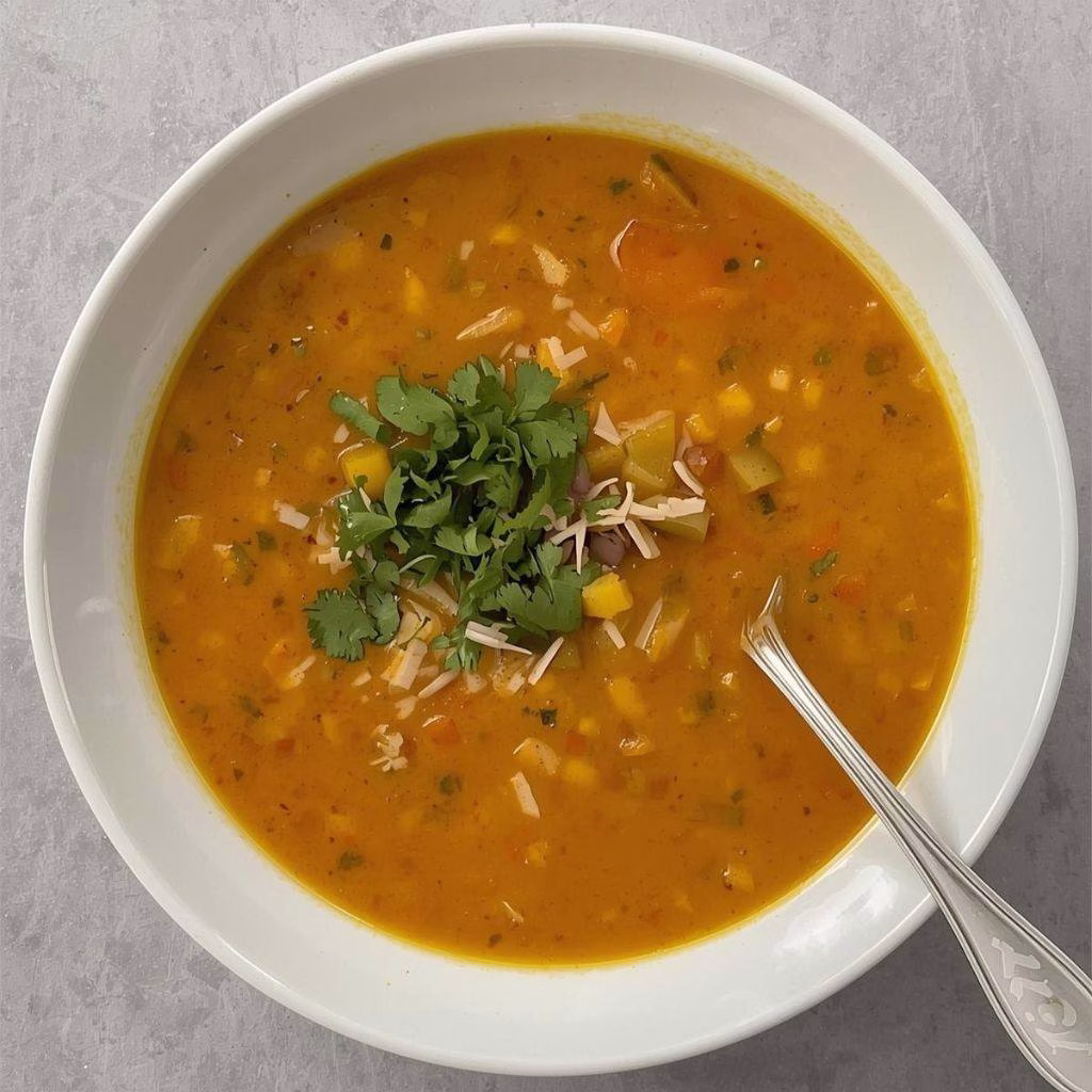 Spicy Carrot and Red Lentil Soup Recipe