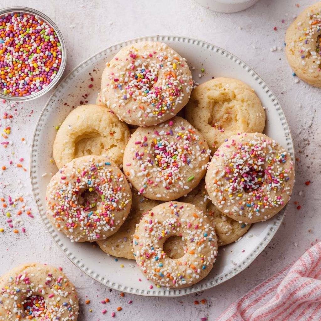 Sprinkle Thumbprint Cookies Recipe